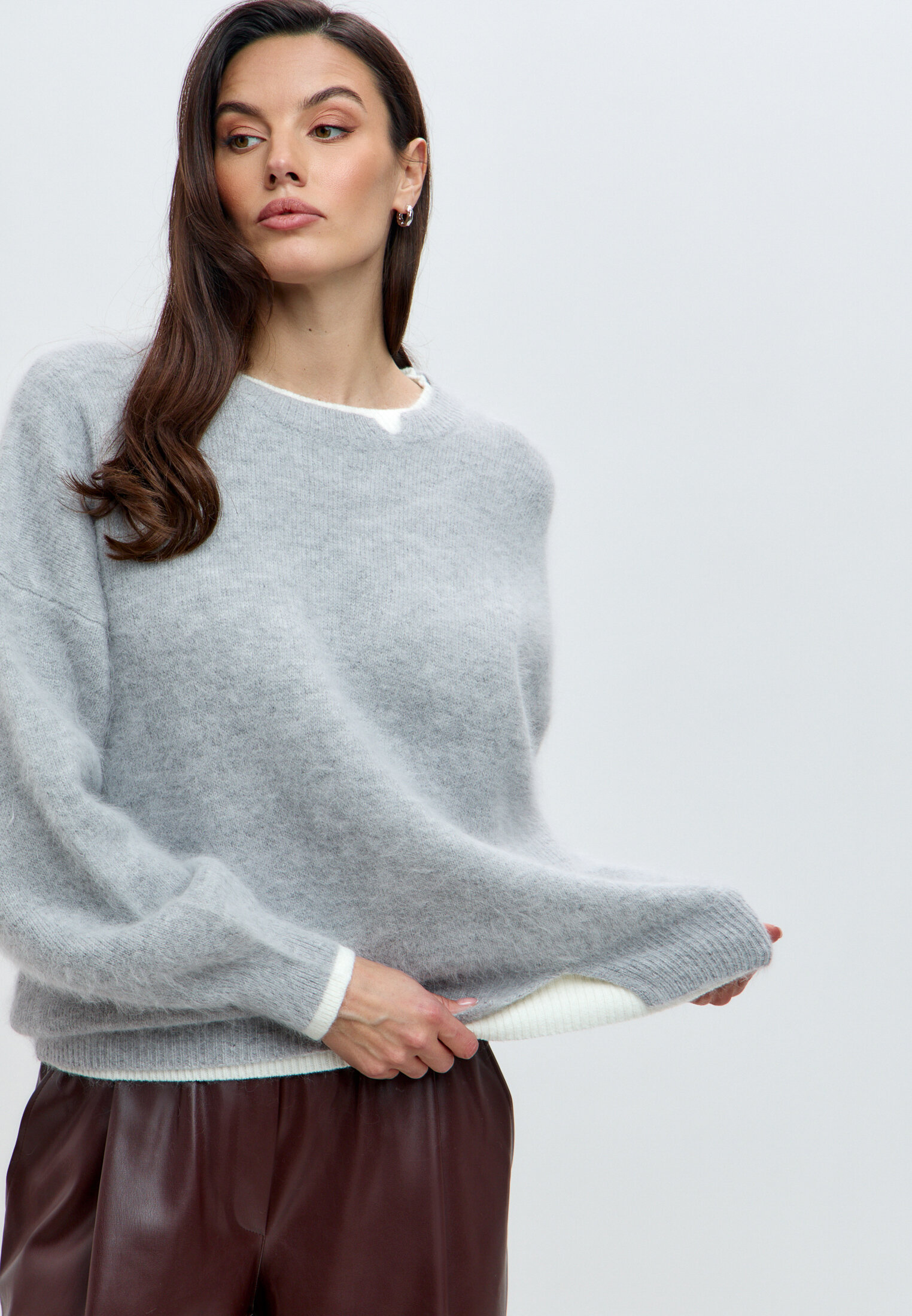 Свитер из ангоры 