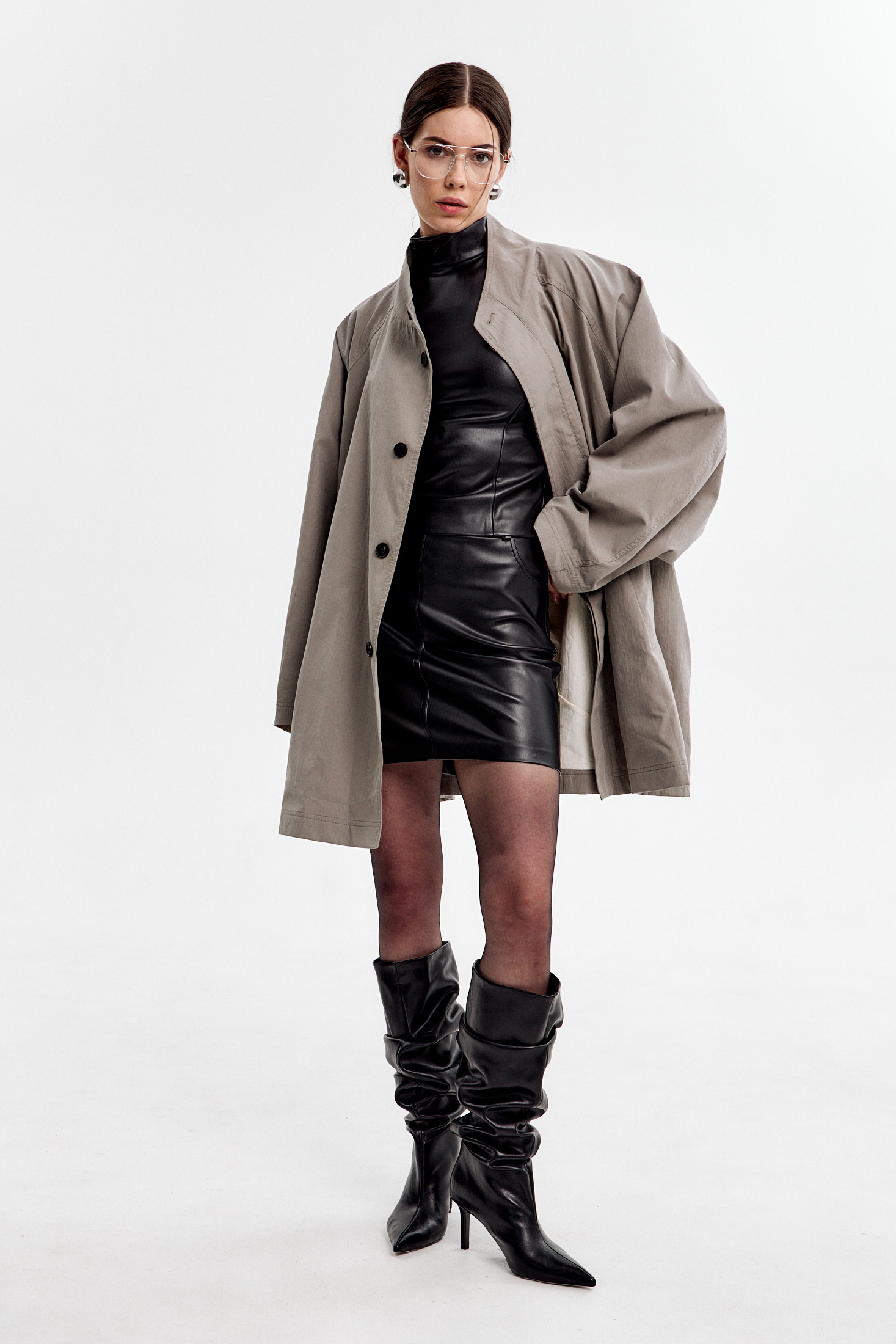  Плащ super oversize