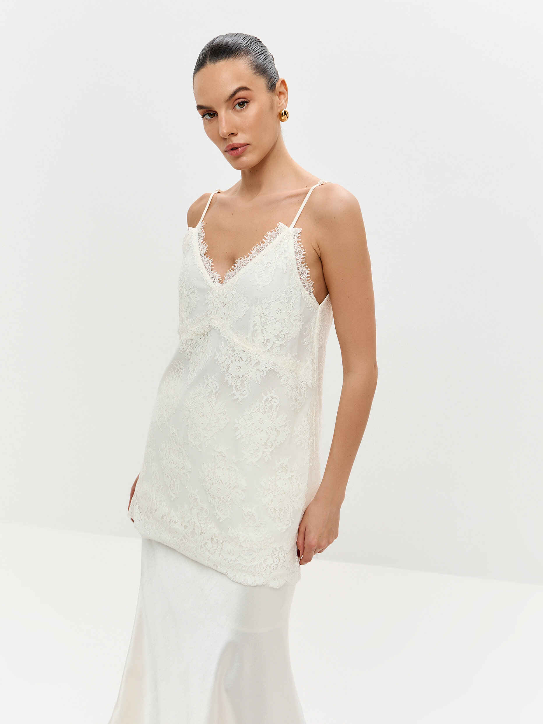 Топ кружевной