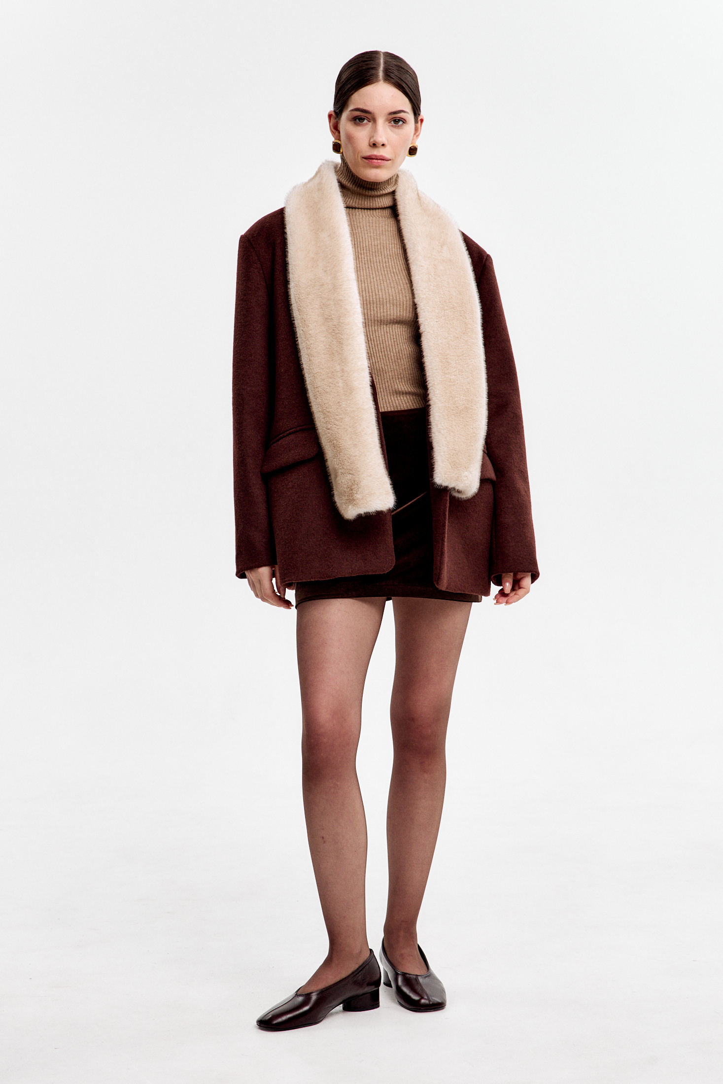  Меховой шарф