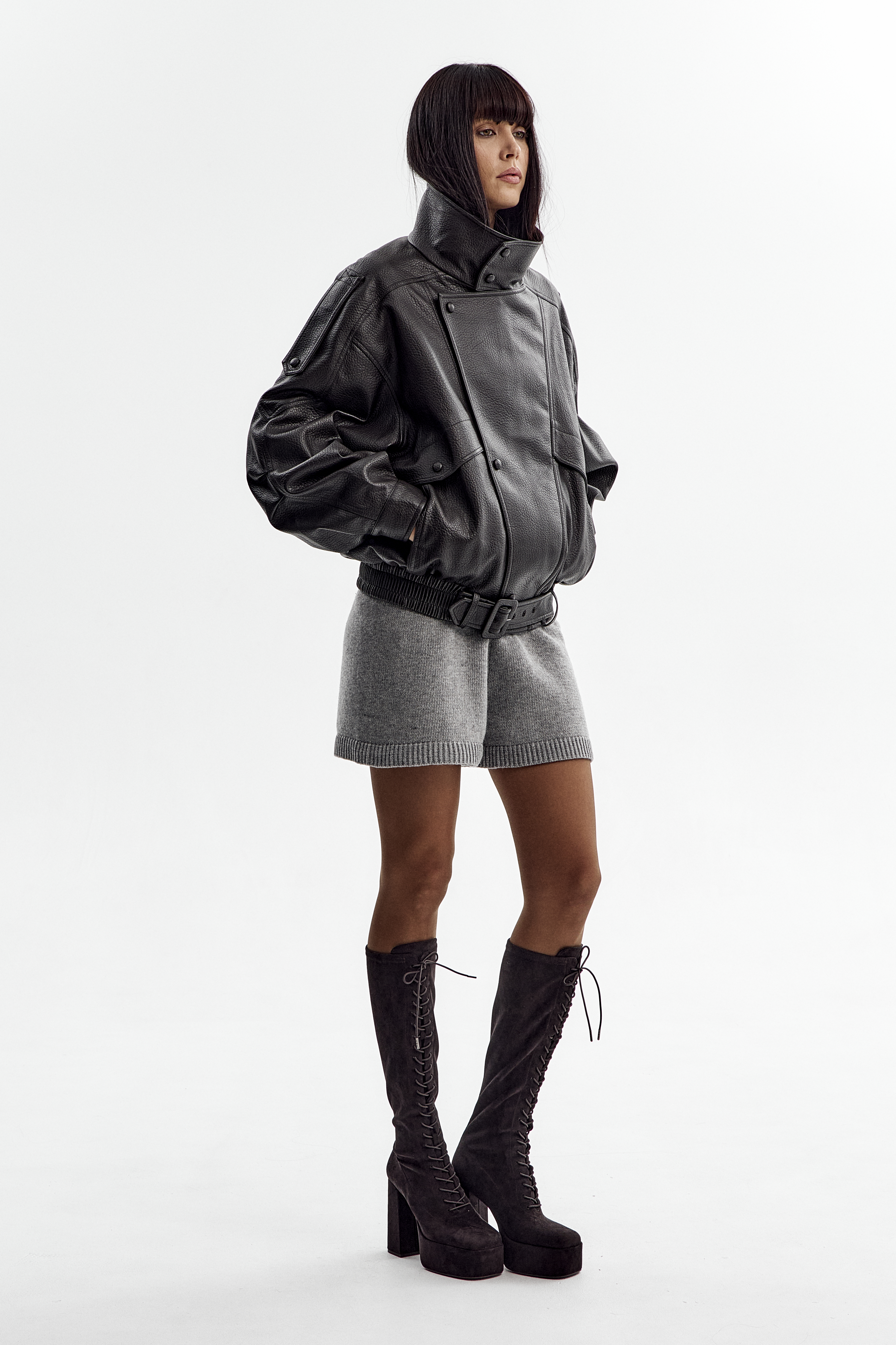 Куртка косуха коричневая