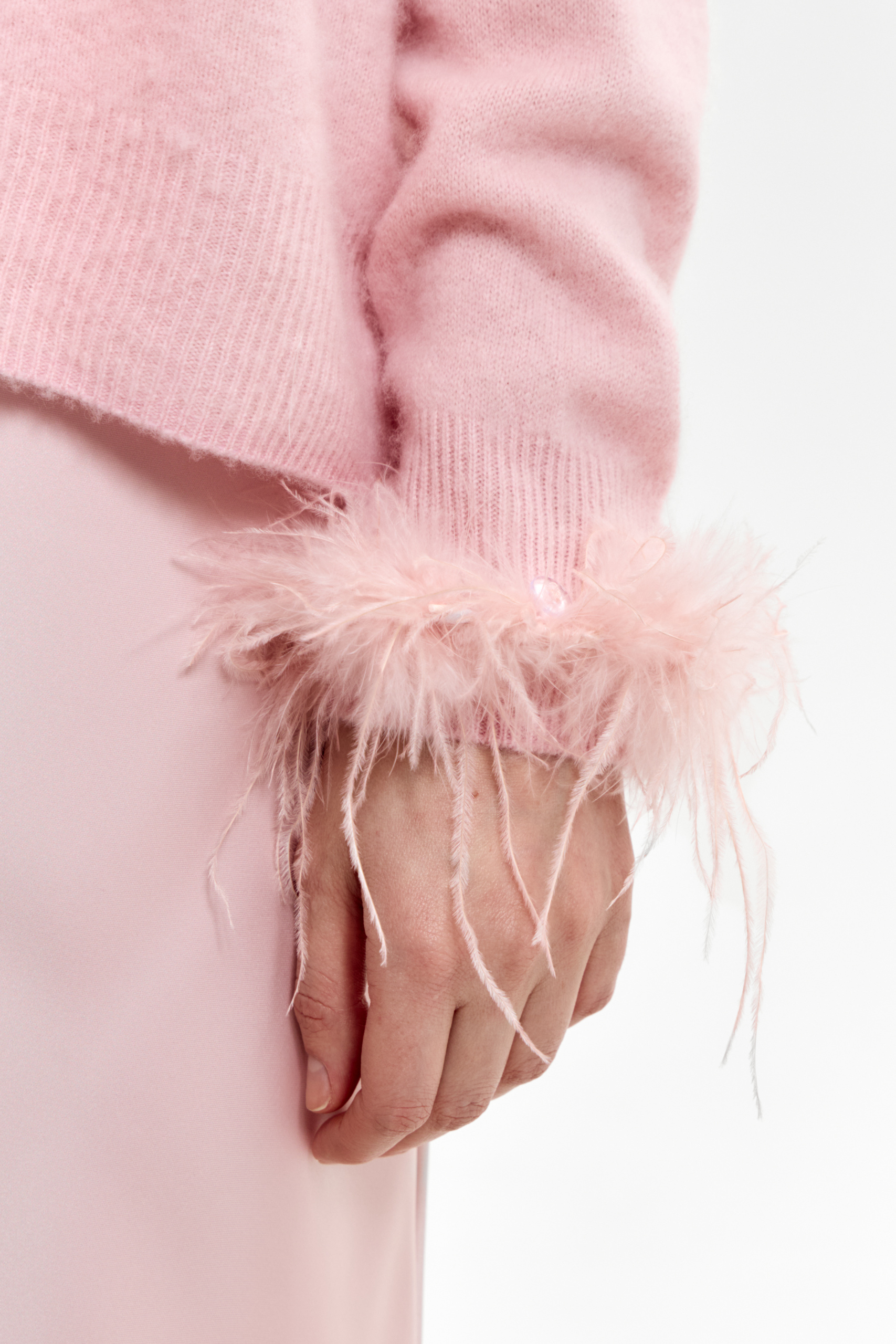  Джемпер с боа