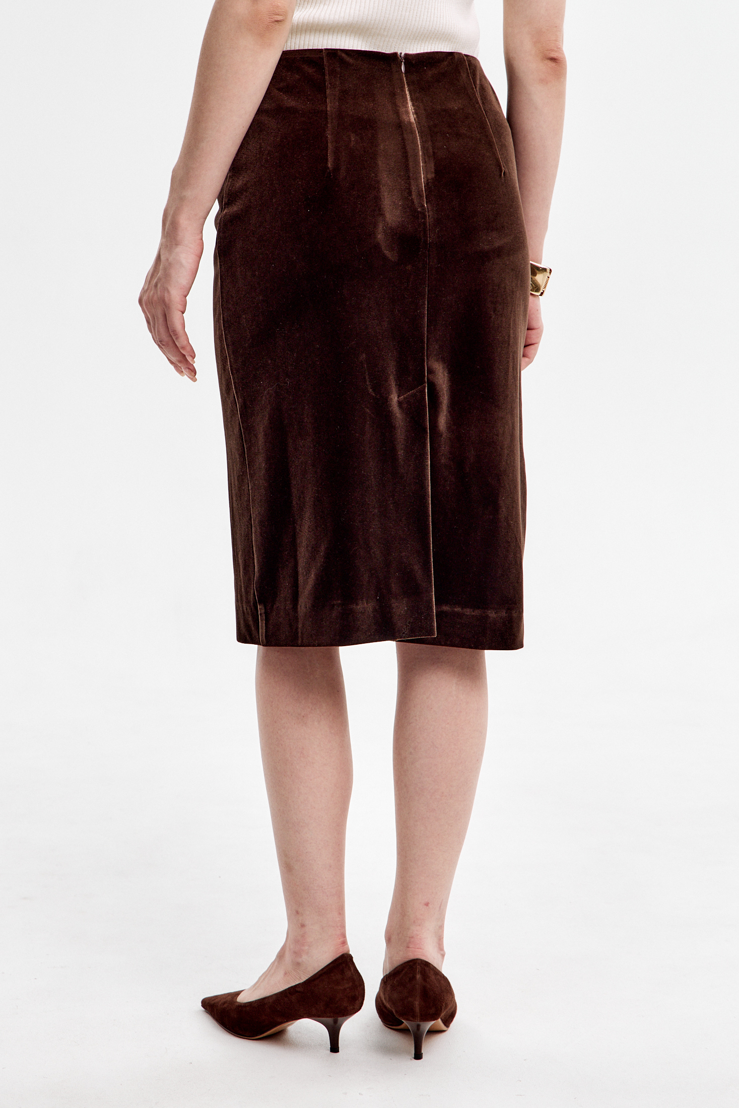  Юбка прямая Chocolate