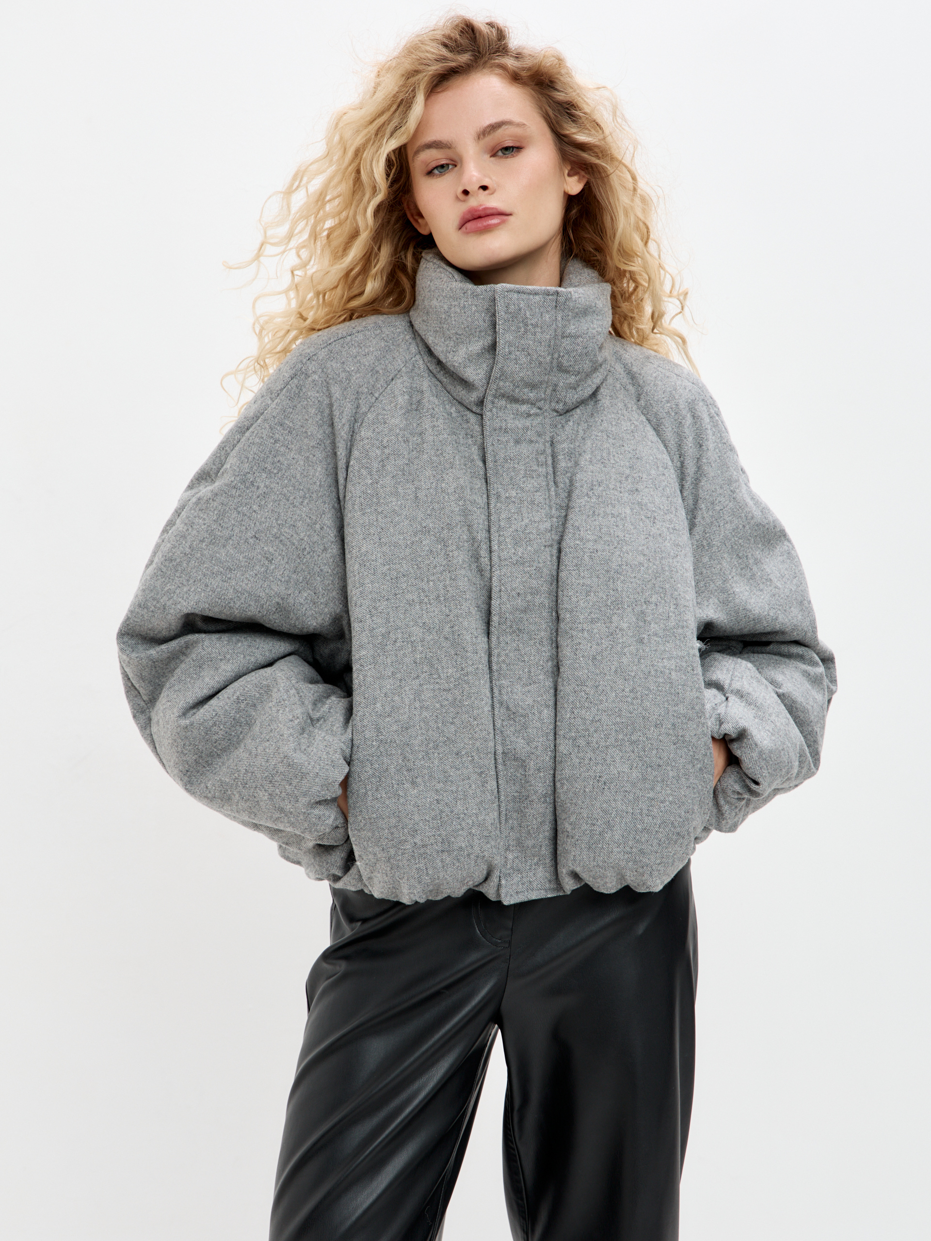  Пуховик из шерсти