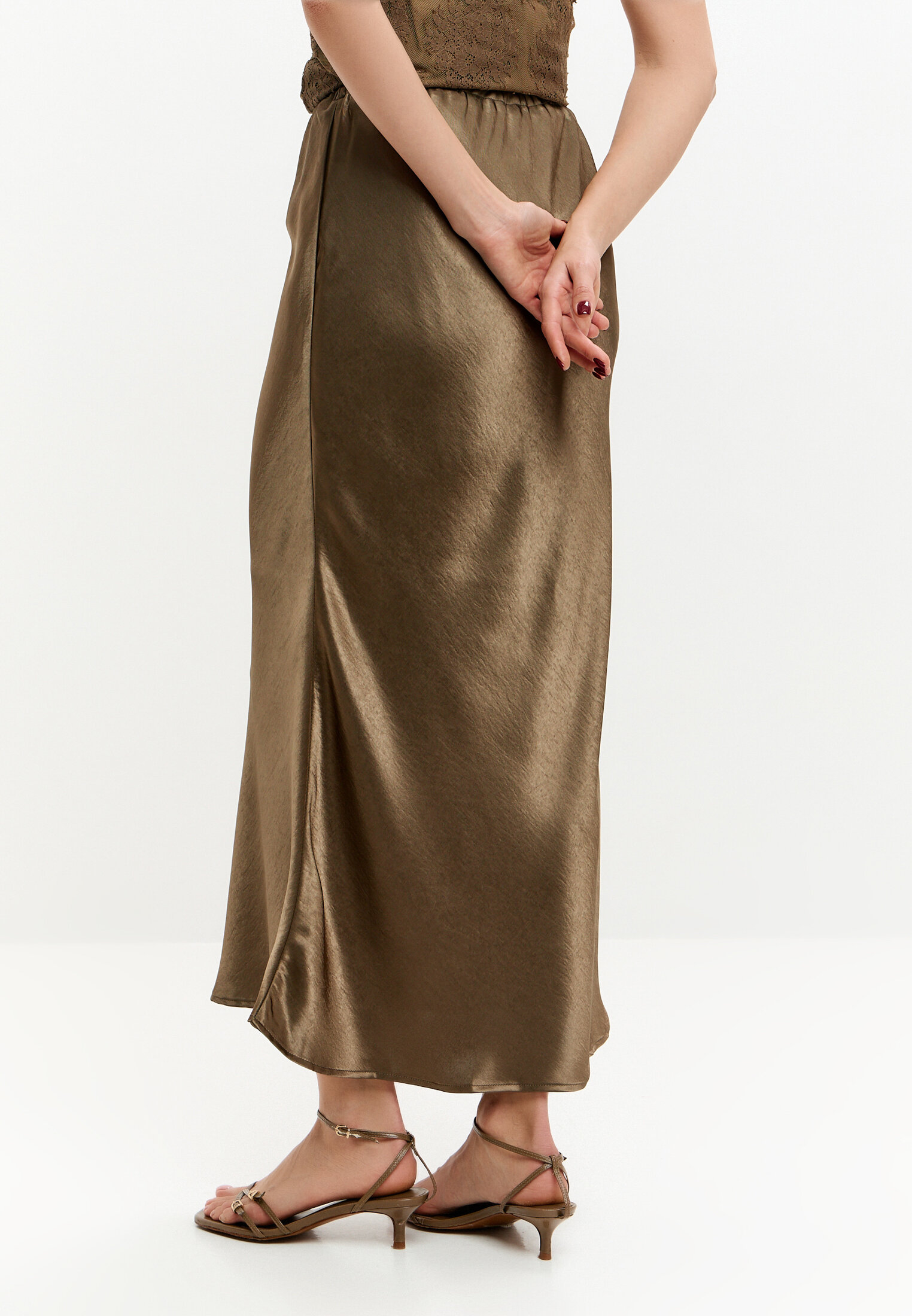 Юбка атласная Shine