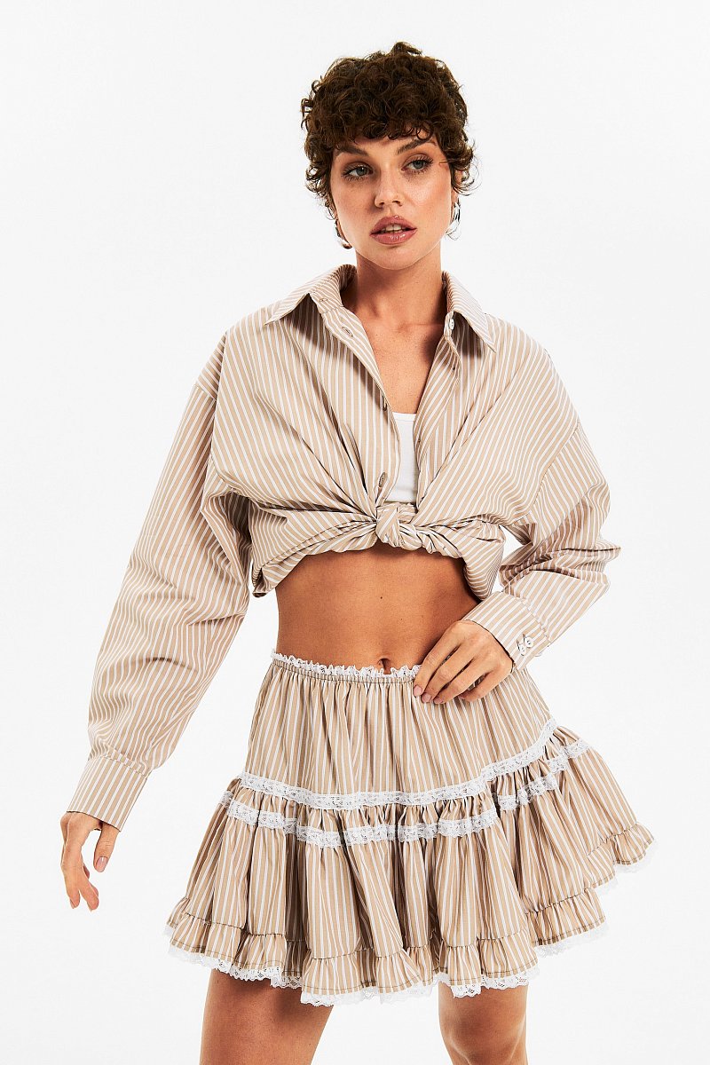 Юбка с кружевом Stripes
