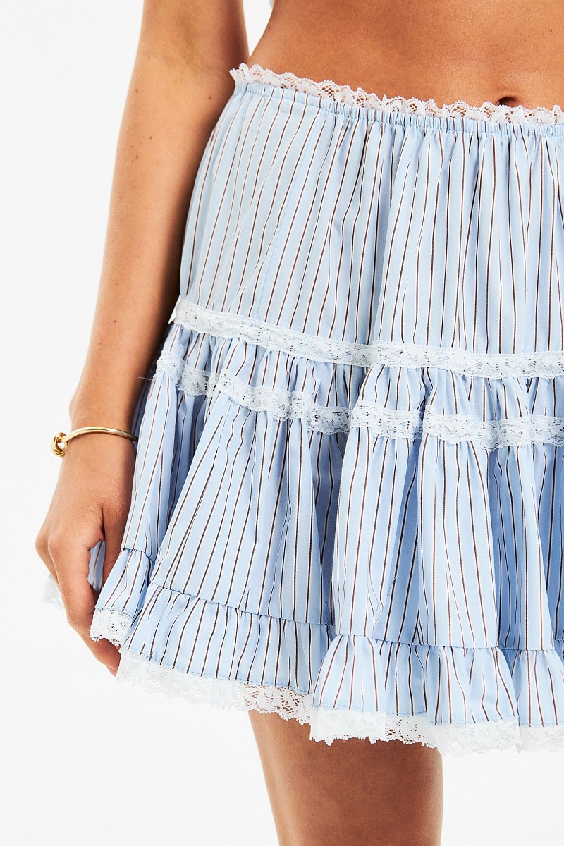 Юбка с кружевом Stripes