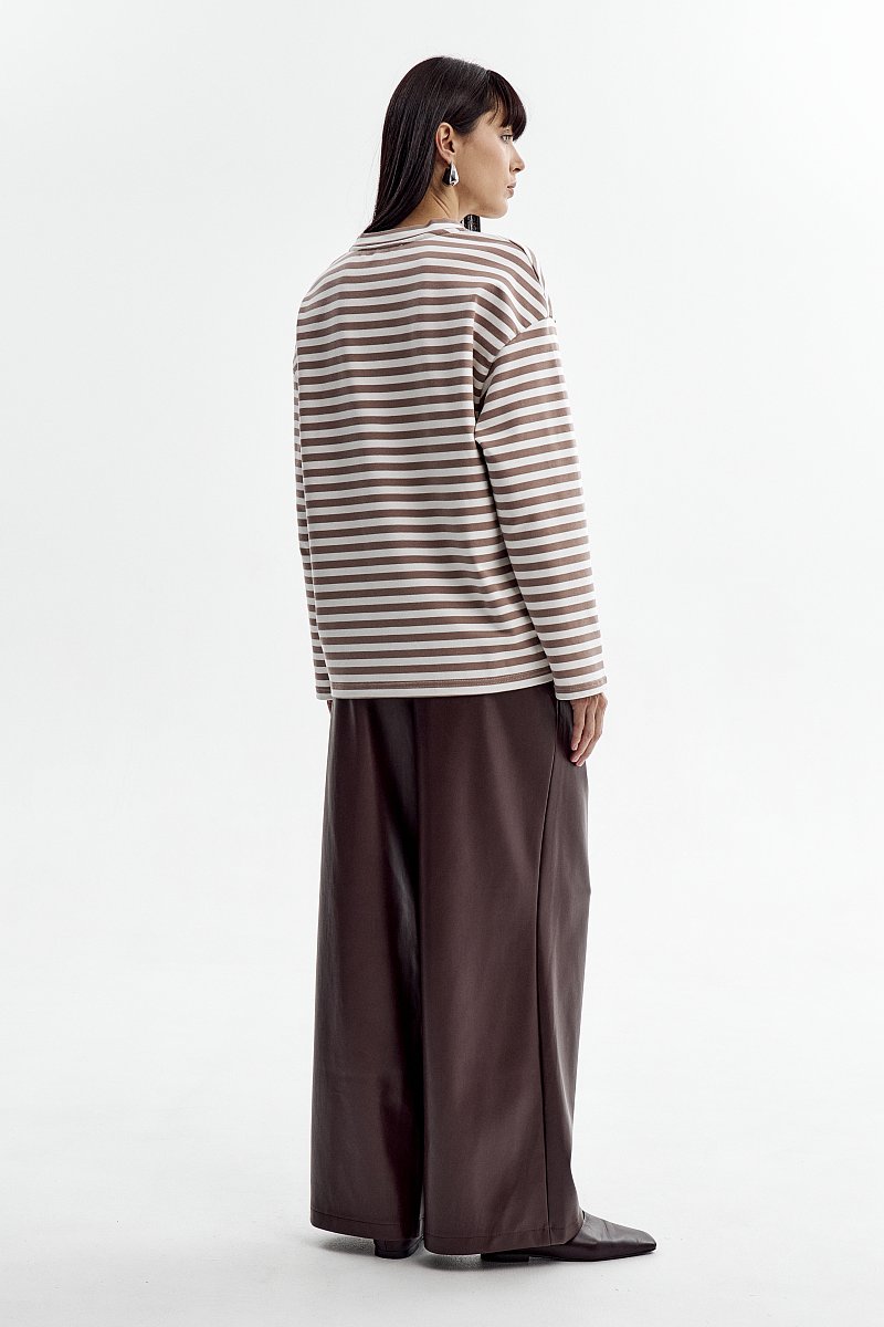 Лонгслив в полоску