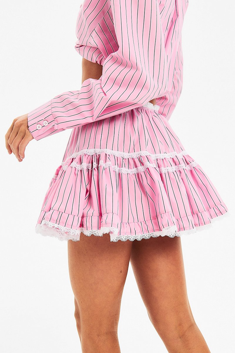 Юбка с кружевом Stripes